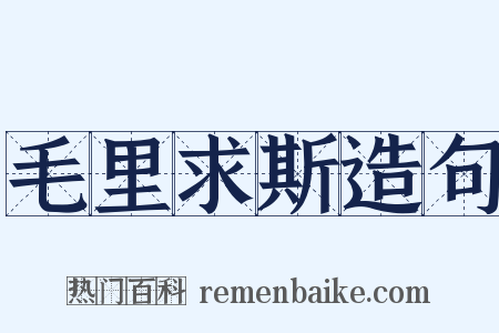 毛里求斯造句是什么意思的图片